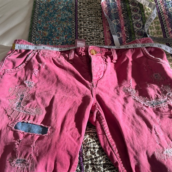 True Religion Women's Pink Casual Pants - Picture 7 of 9